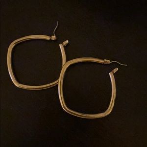 Gold hoop earrings
